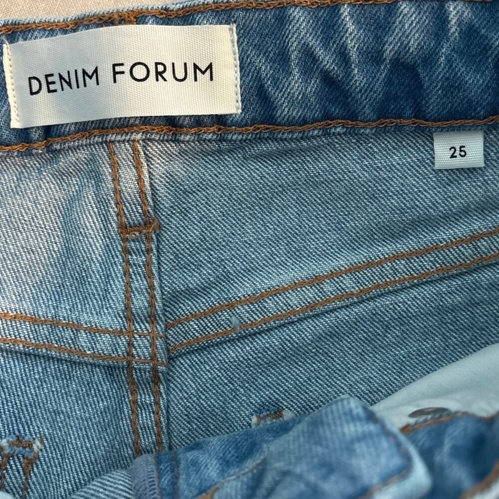 Denim Forum Aritzia Size 25 High Rise Straight Leg Jeans - Picture 3 of 5